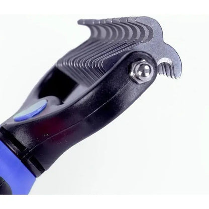 Stainless Steel Double-Sided Pet Detangling Comb - Grooming Shedding Brush for Dogs and Cats with Optimal Blade Spacing for Effective Matting and Fur Removal